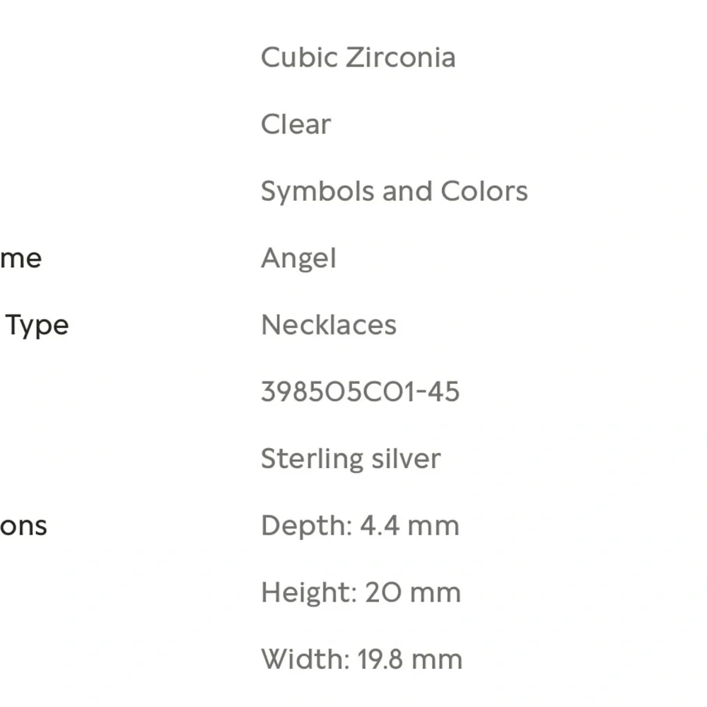Pandora elegant necklace